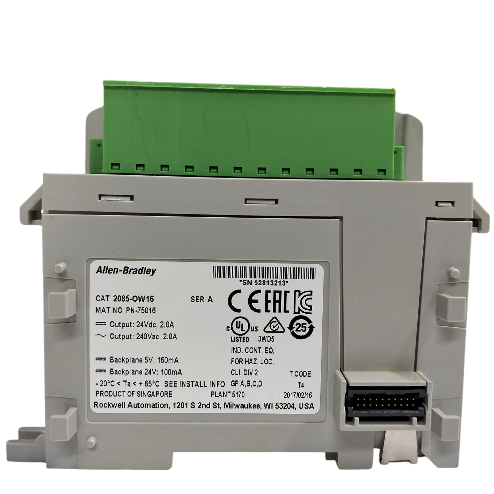 Allen Bradley 2085-ow16 Módulo de salida