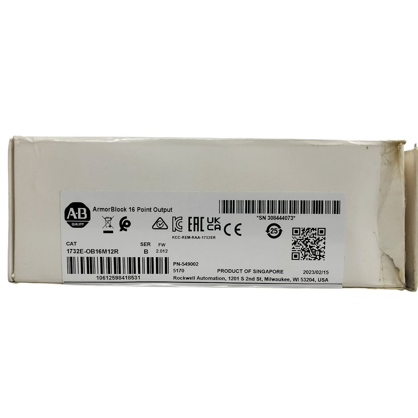 Allen Bradley 1732-ob16m12r Módulo de salida