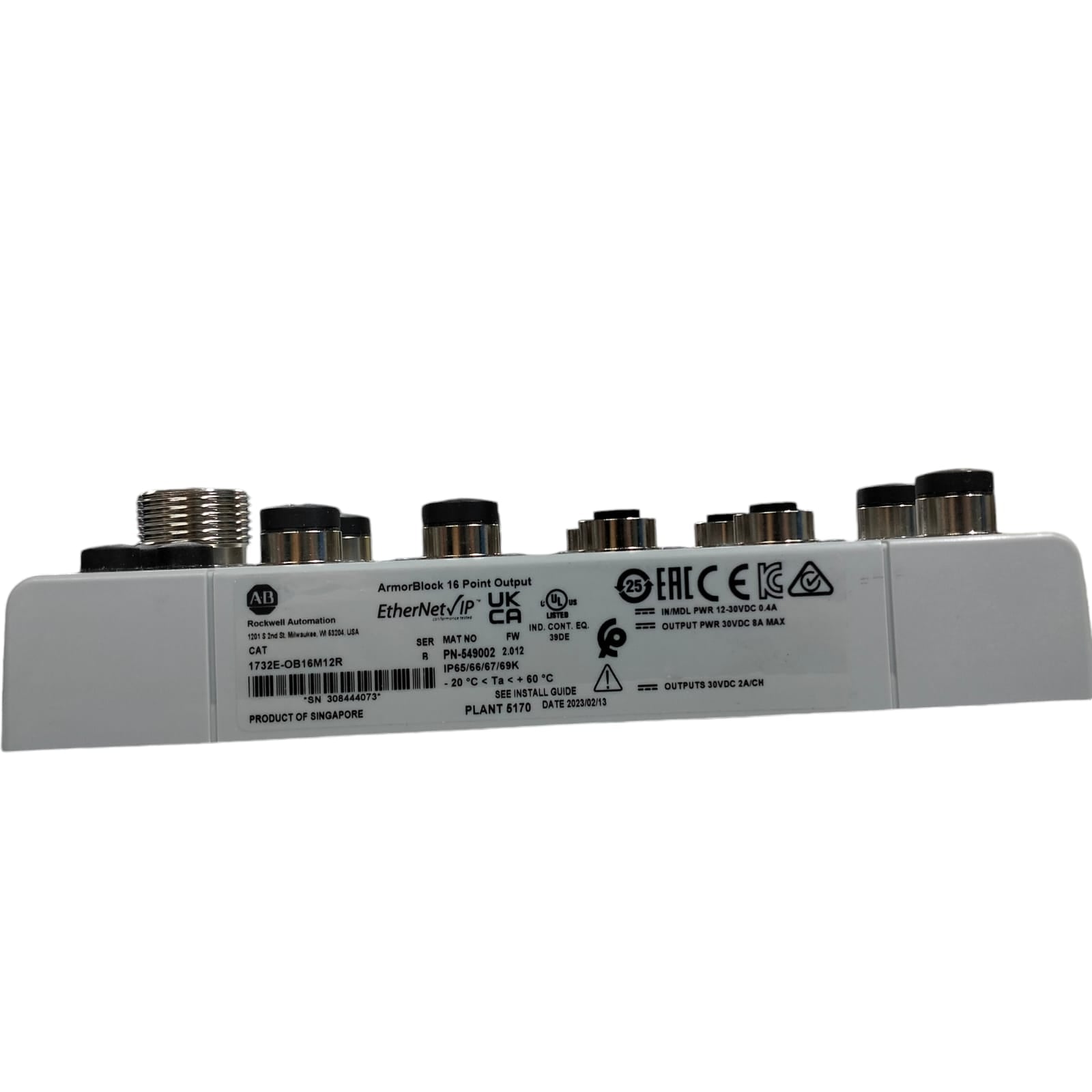 Allen Bradley 1732-ob16m12r Módulo de salida