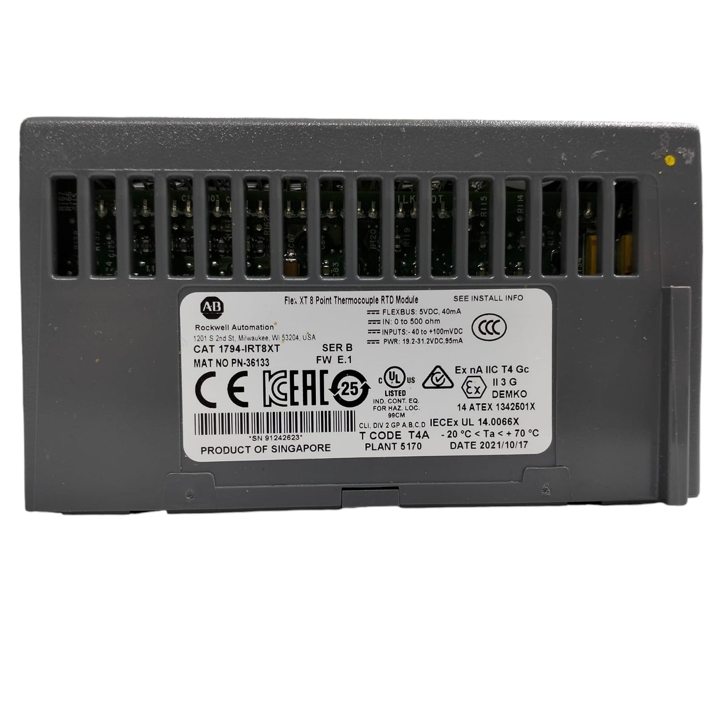 Allen Bradley 1794-irt8xt Módulo de entrada
