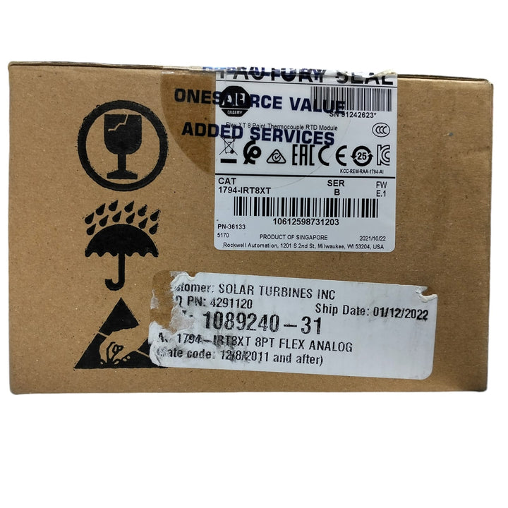 Allen Bradley 1794-irt8xt Módulo de entrada