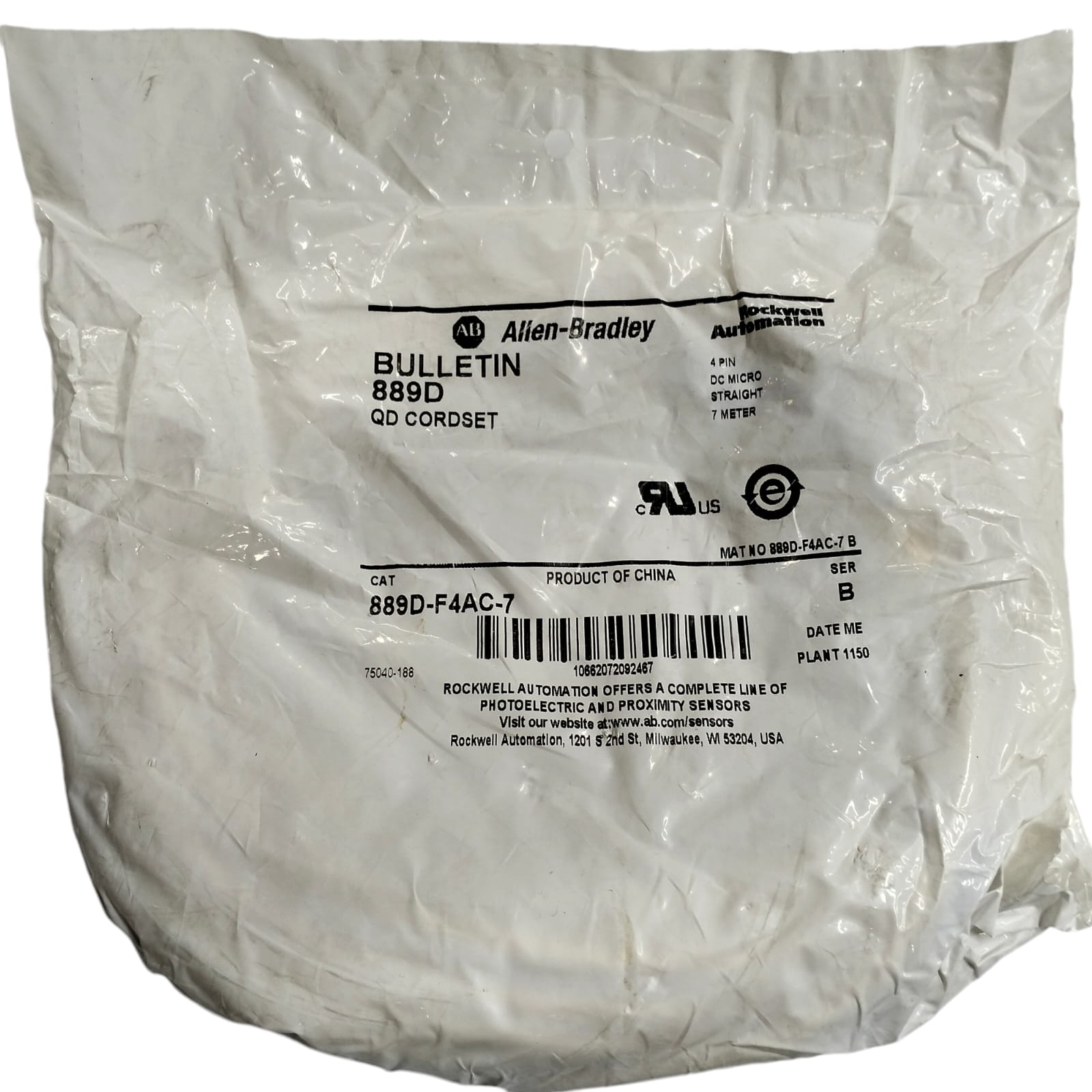 Allen Bradley 889d-f4ac-7 Cable