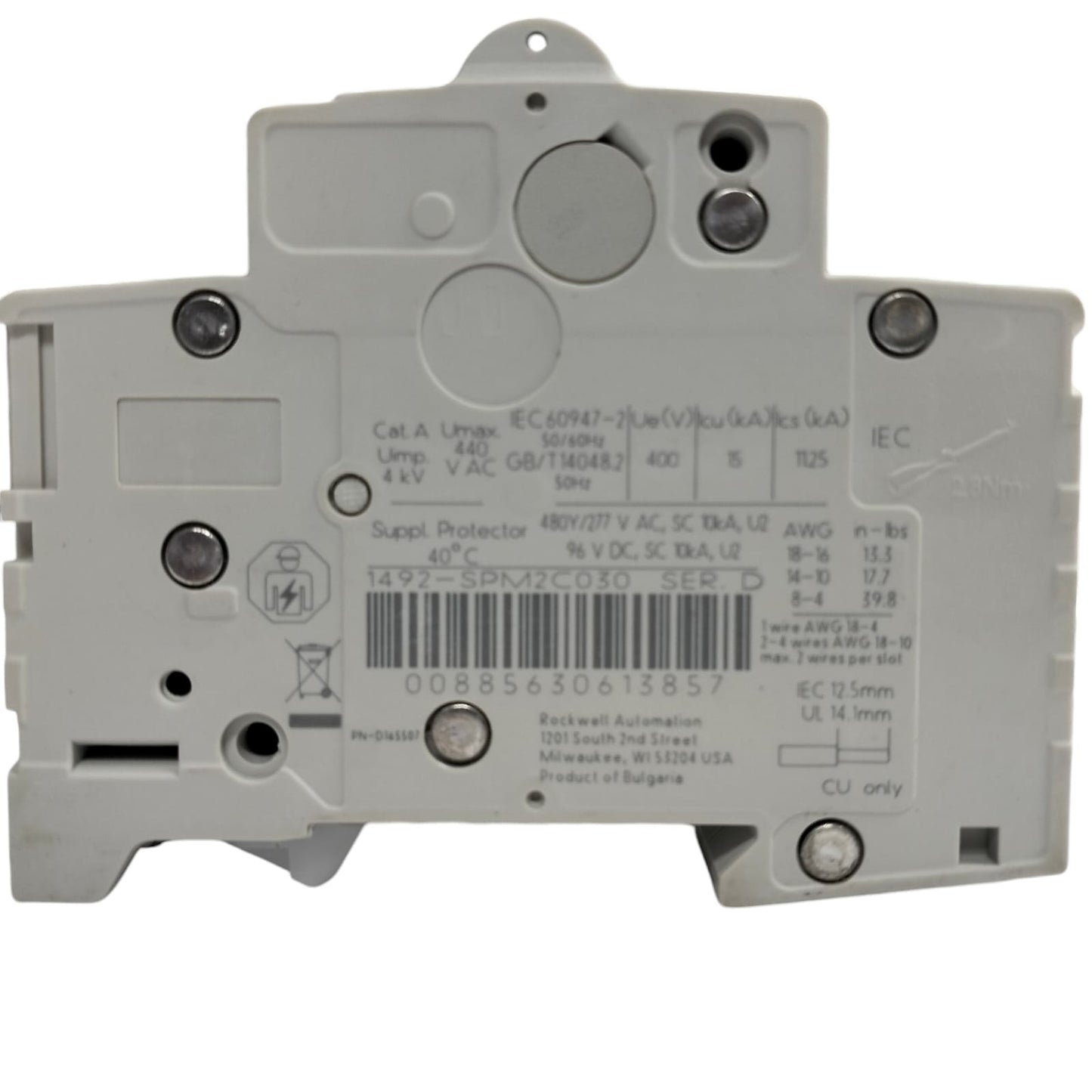 Allen Bradley 1492-spm2c030 Interruptor