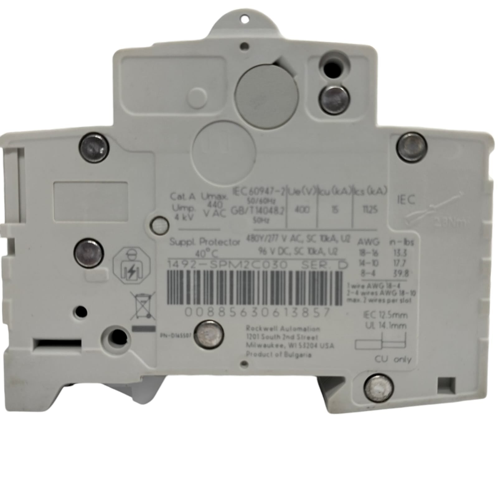 Allen Bradley 1492-spm2c030 Interruptor