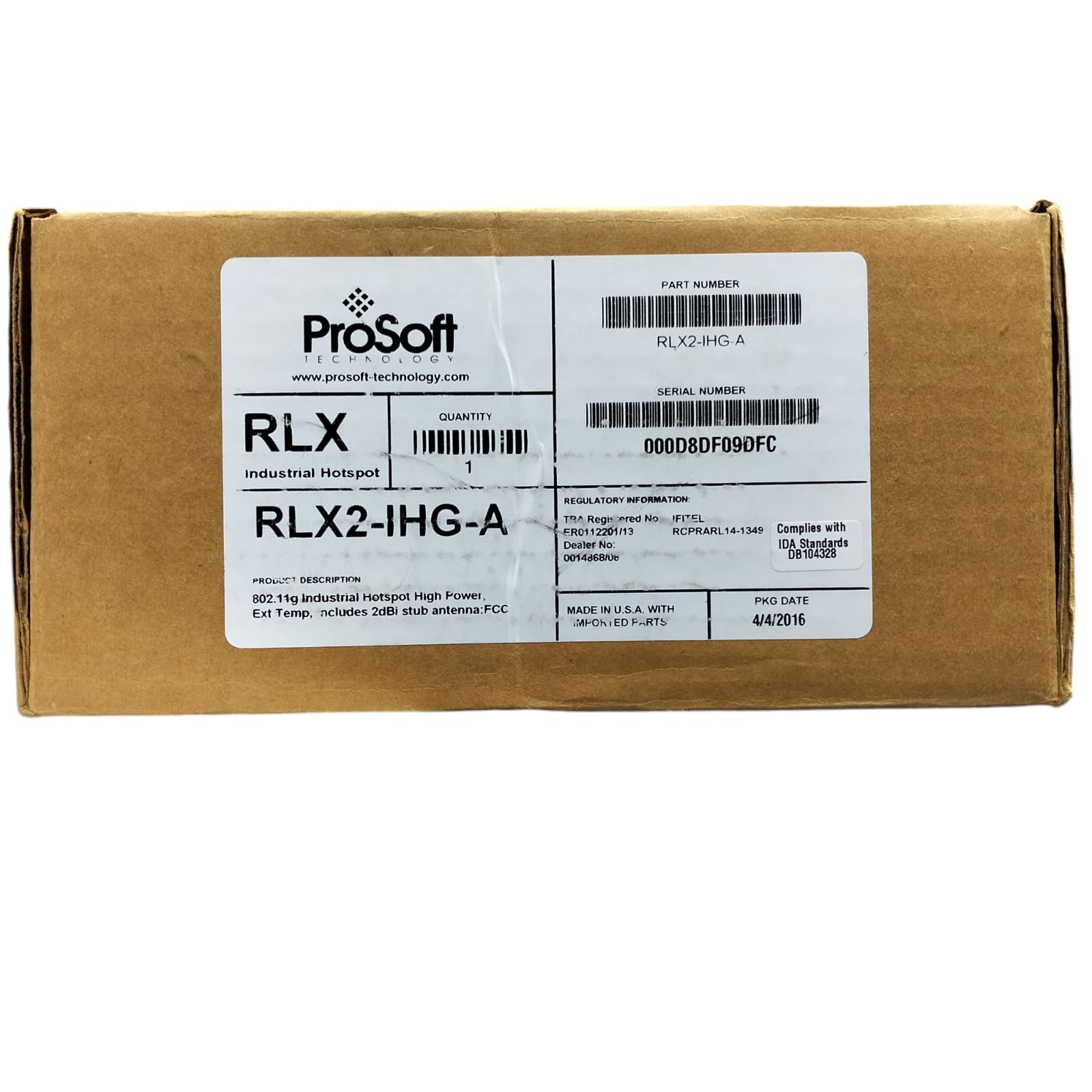 Prosoft Rlx2-ihg-a RadioLinx – Wolf Automation MX
