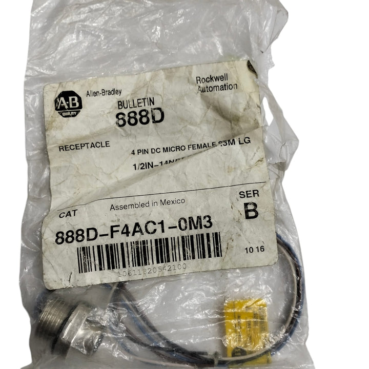 Allen Bradley 888d-f4ac1-0m3 Conector