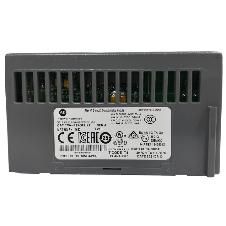 Allen Bradley 1794-if2xof2ixt Módulo de entrada y salida