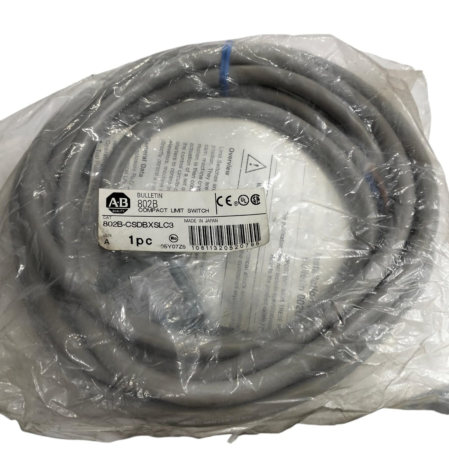 Allen Bradley 802b-csdbxslc3 Interruptor con cable