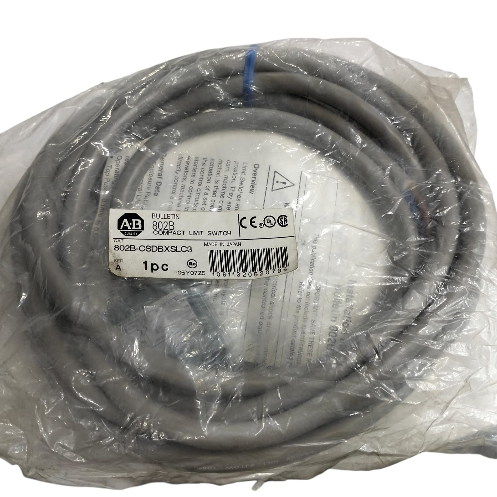 Allen Bradley 802b-csdbxslc3 Interruptor con cable