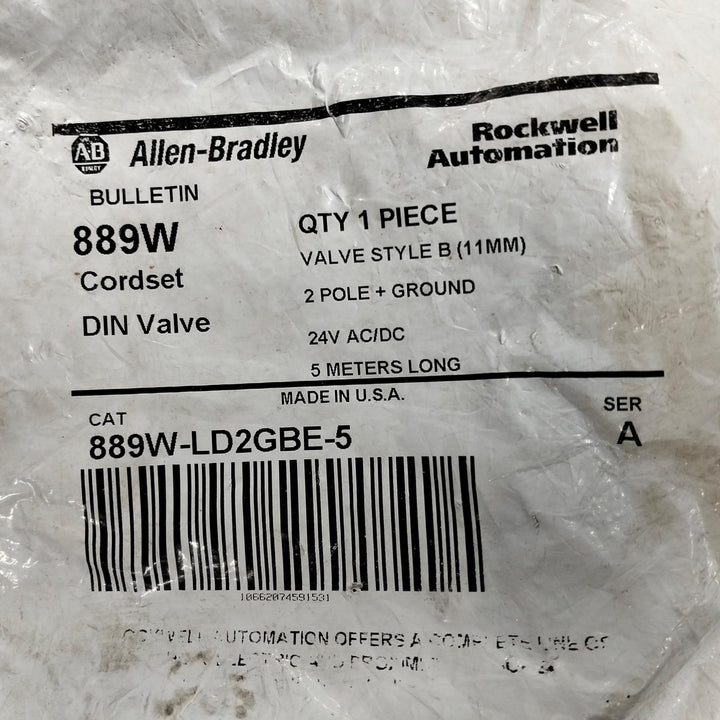 Allen Bradley 889w-ld2gbe-5 Cable