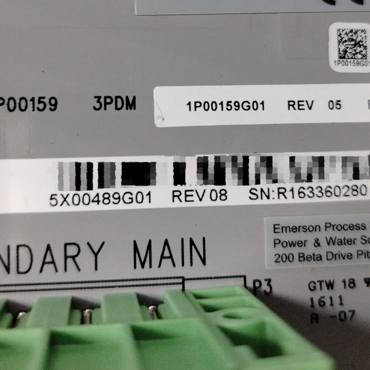 EMERSON  5X00489G01 Módulo de distribución de energía