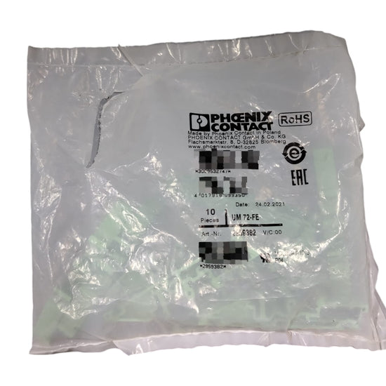 PHOENIX CONTACT UM 72-FE Bloque terminal Con 10 piezas