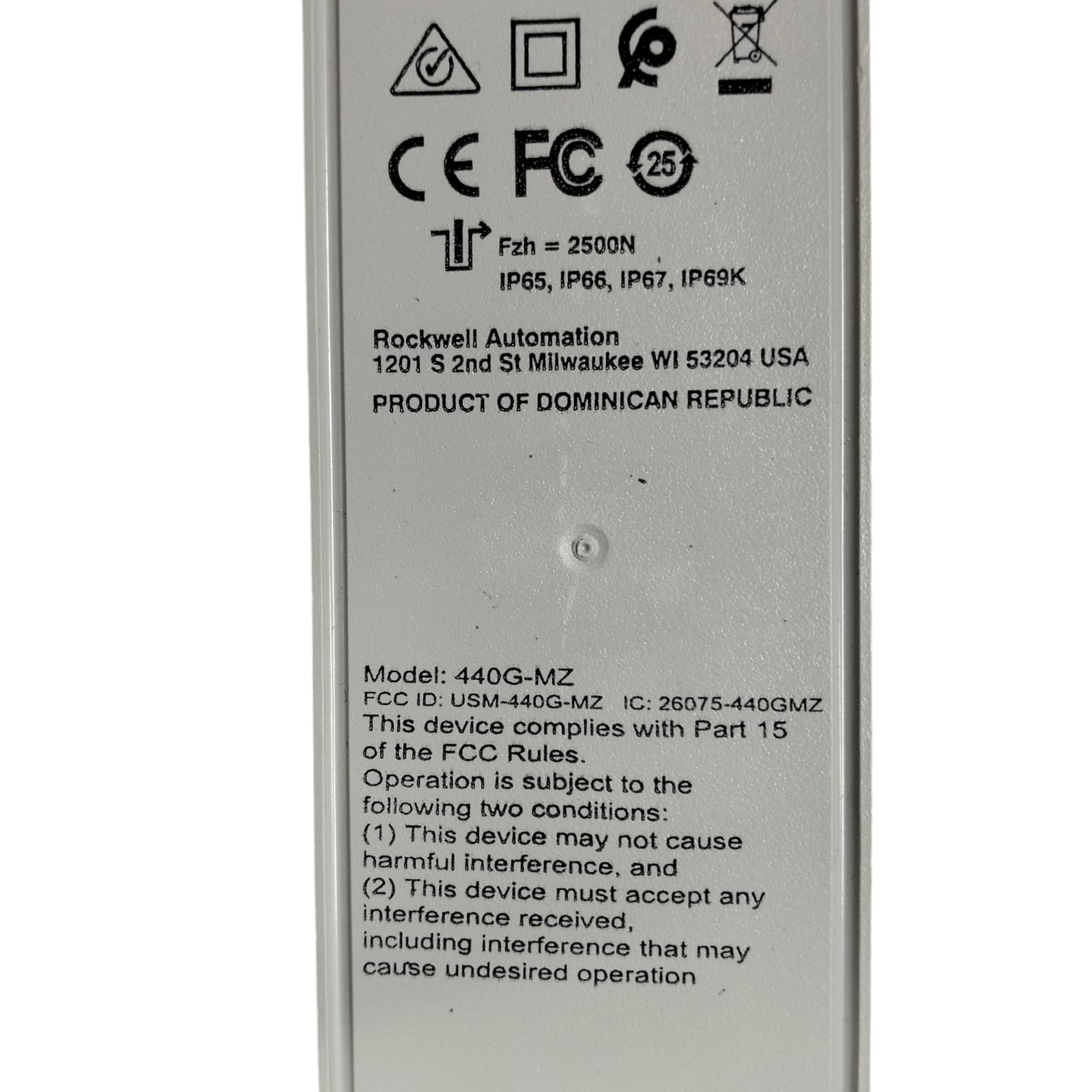 Allen Bradley 440g-mzs20snrj Interruptor de bloqueo
