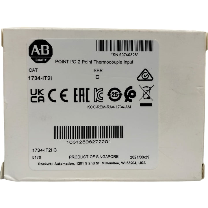 Allen Bradley 1734-it2i Módulo de entrada