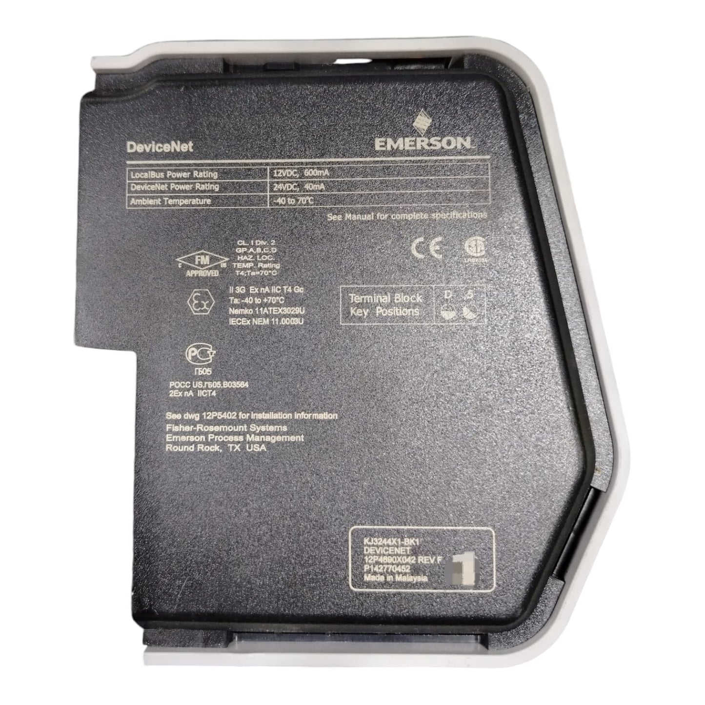 EMERSON DELTAV KJ3244X1-BK1 TARJETA DEVICENET