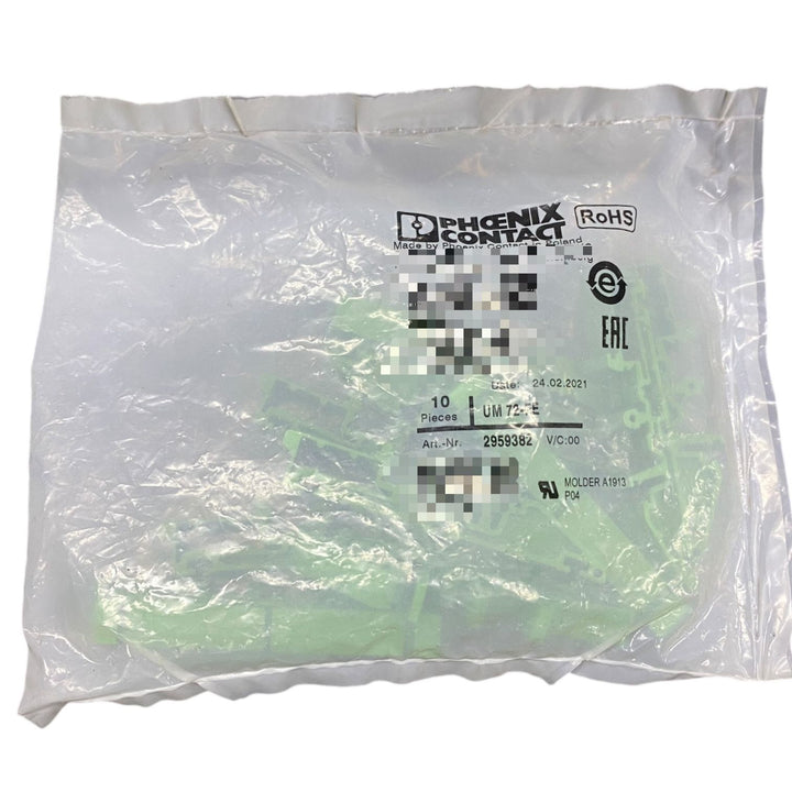 Phoenix Contact Um 72-fe Bloque Terminal Con 10 Piezas