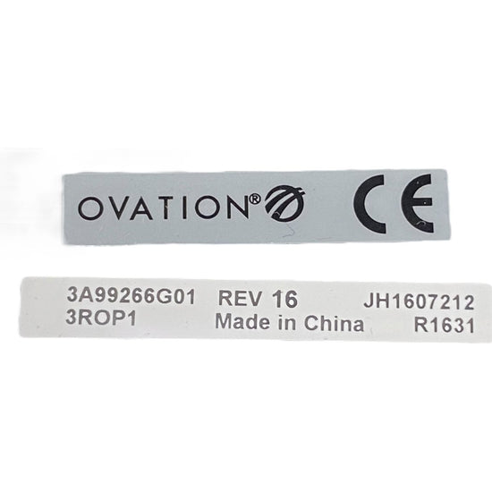 Emerson Ovation 3A99266G01 Panel De Transición