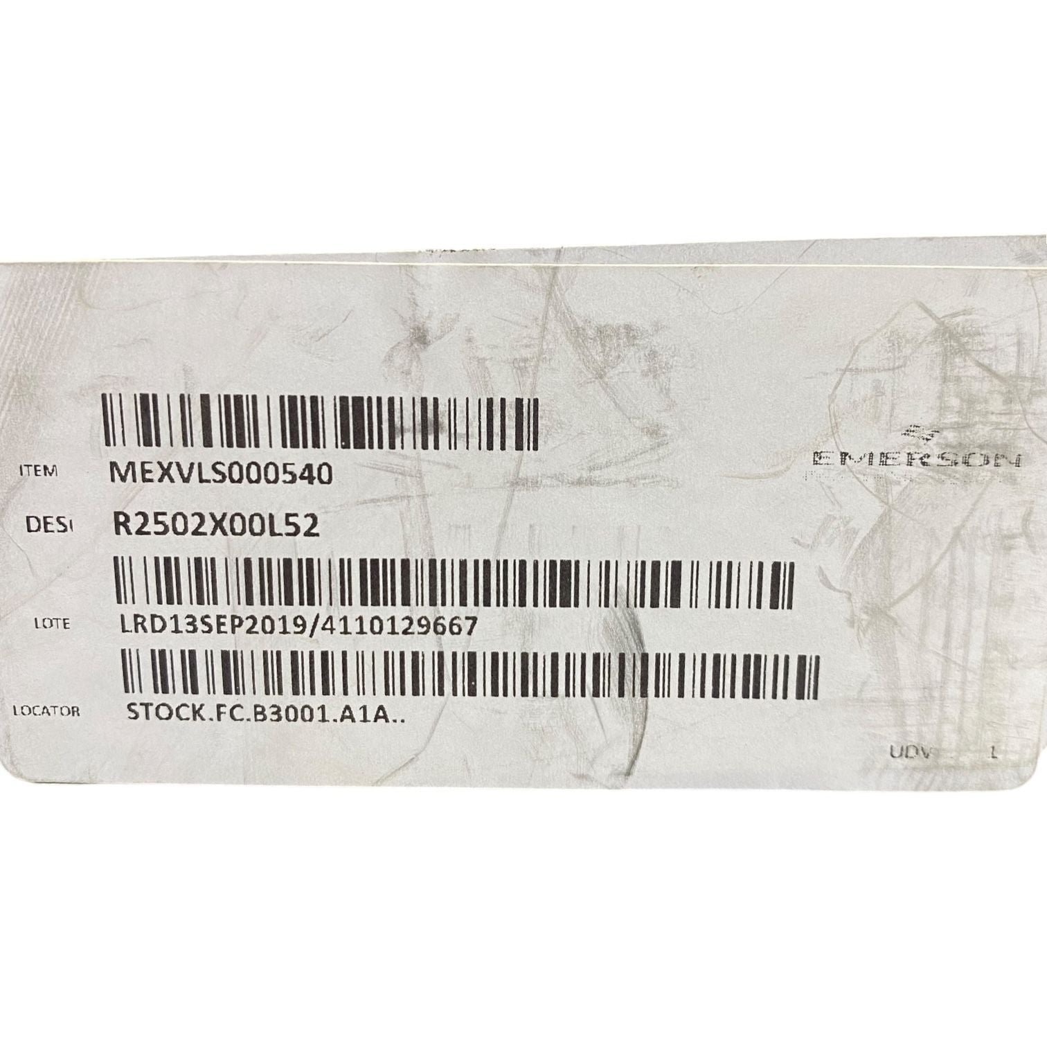 Emerson R2502x00l52 Fisher Parts