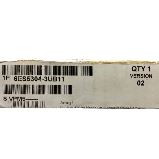 Siemens 6es5304-3ub11 Simatic S5