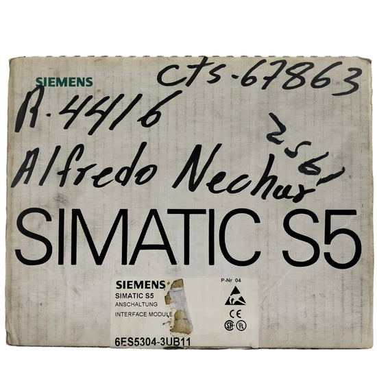 Siemens 6es5304-3ub11 Simatic S5