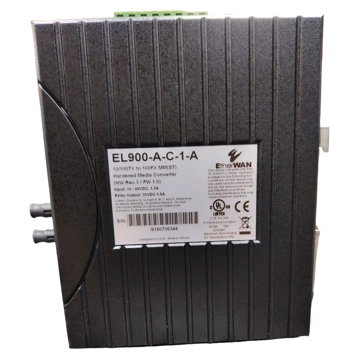 ETHERWAN EL900-A-C-1-A CONVERTIDOR DE MEDIOS