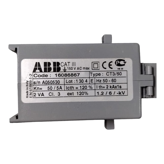 ABB	CT3/50 2CSG121070R1101 Transformador de corriente
