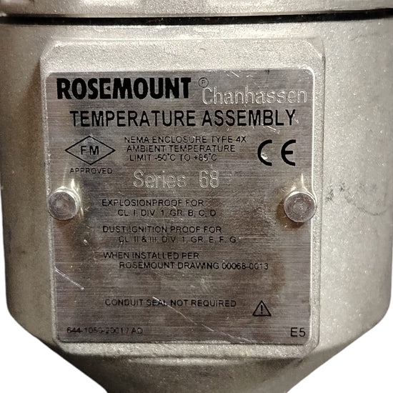 EMERSON ROSEMOUNT SERIES 68 644-1050-2001/AD Válvula controladora de temperatura