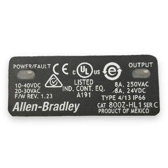 ALLEN BRADLEY 800Z-HL1 Botón táctil