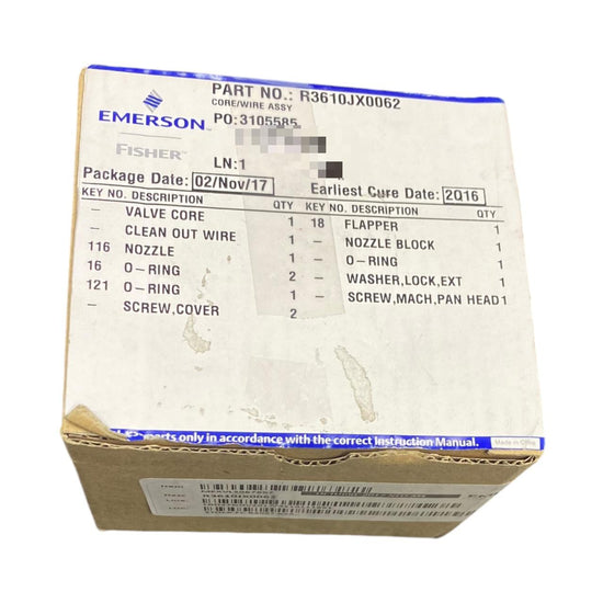 Emerson R3610JX0062 Kit