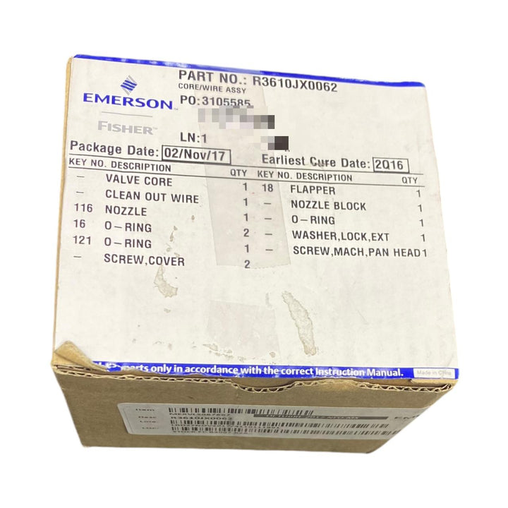 Emerson R3610JX0062 Kit