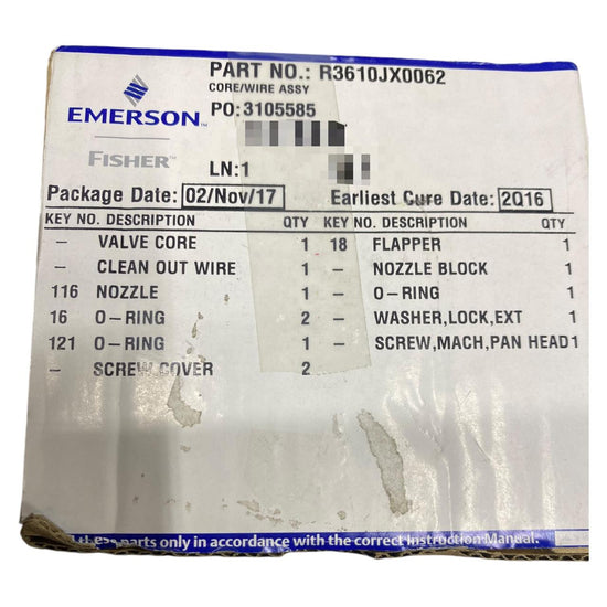Emerson R3610JX0062 Kit