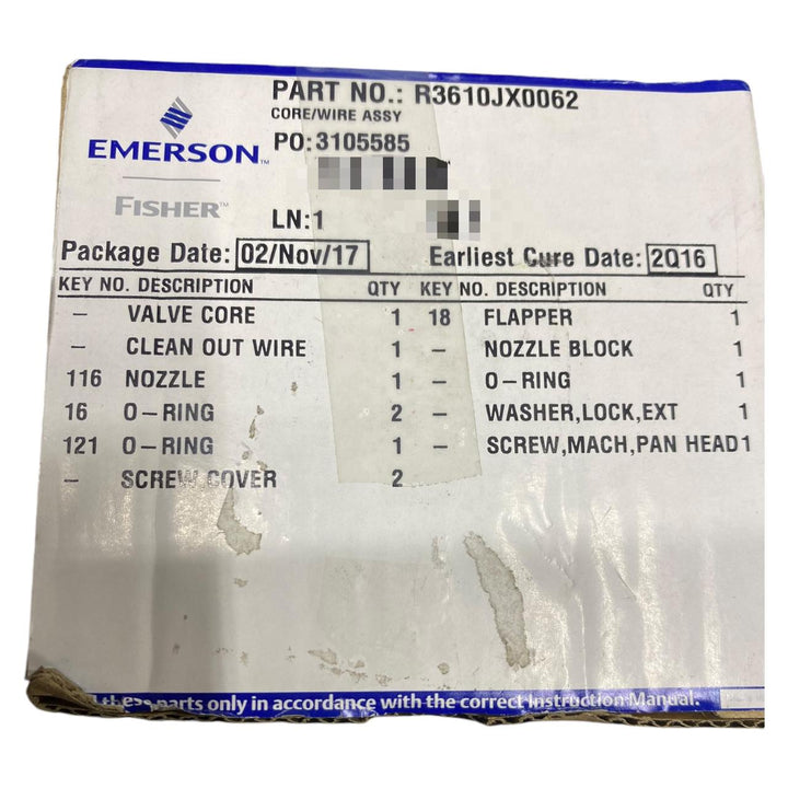 Emerson R3610JX0062 Kit