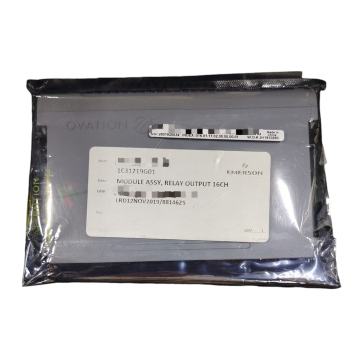 EMERSON OVATION 1C31219G01 Salida de relevador