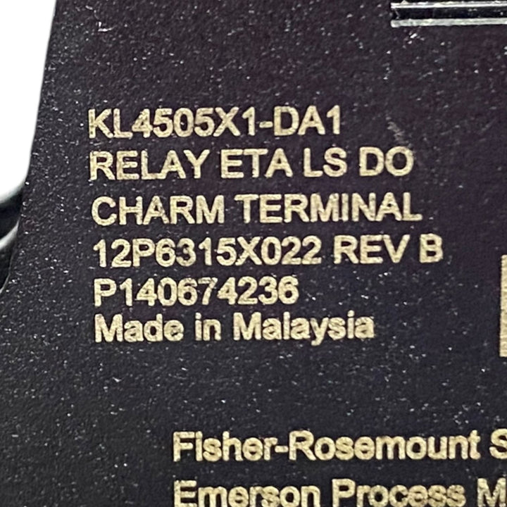 Emerson KL4505X1-DA1 Terminal estándar
