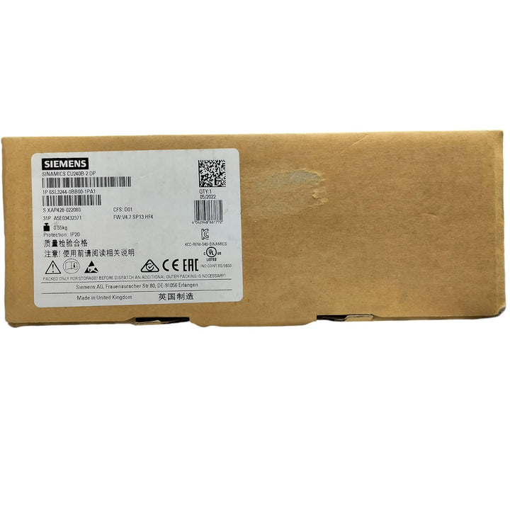 Siemens 6sl3244-0bb00-1pa1 SINAMICS CU240-2 DP