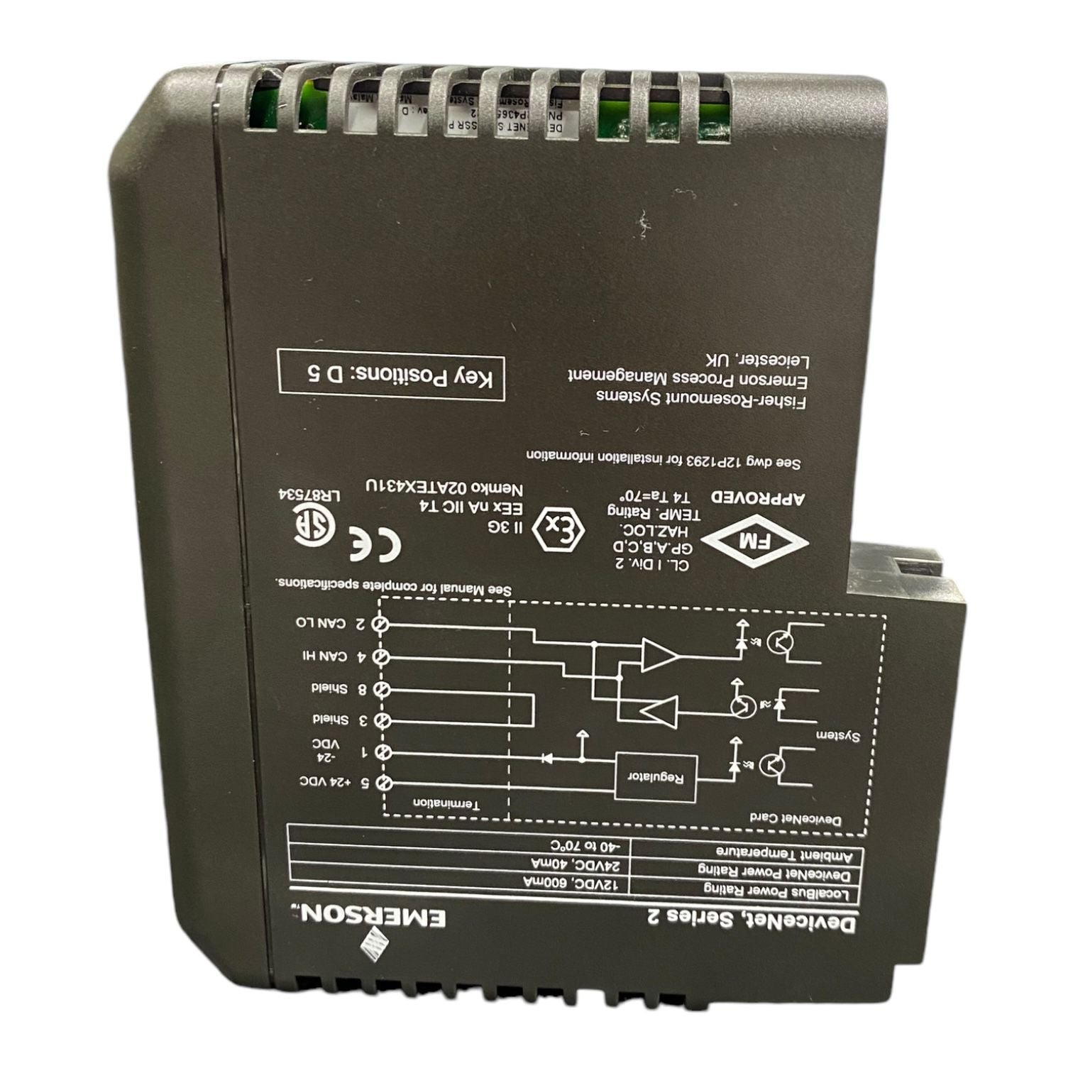 Emerson Delta KJ3244X1-BA1 Tarjeta DeviceNet
