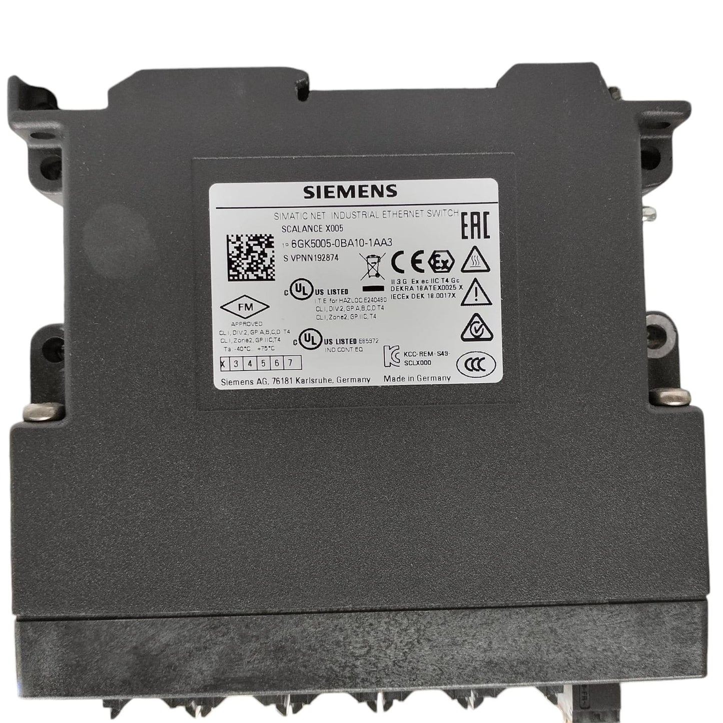Siemens 6gk5005-0ba10-1aa3 SIMATIC SCALANCE X005