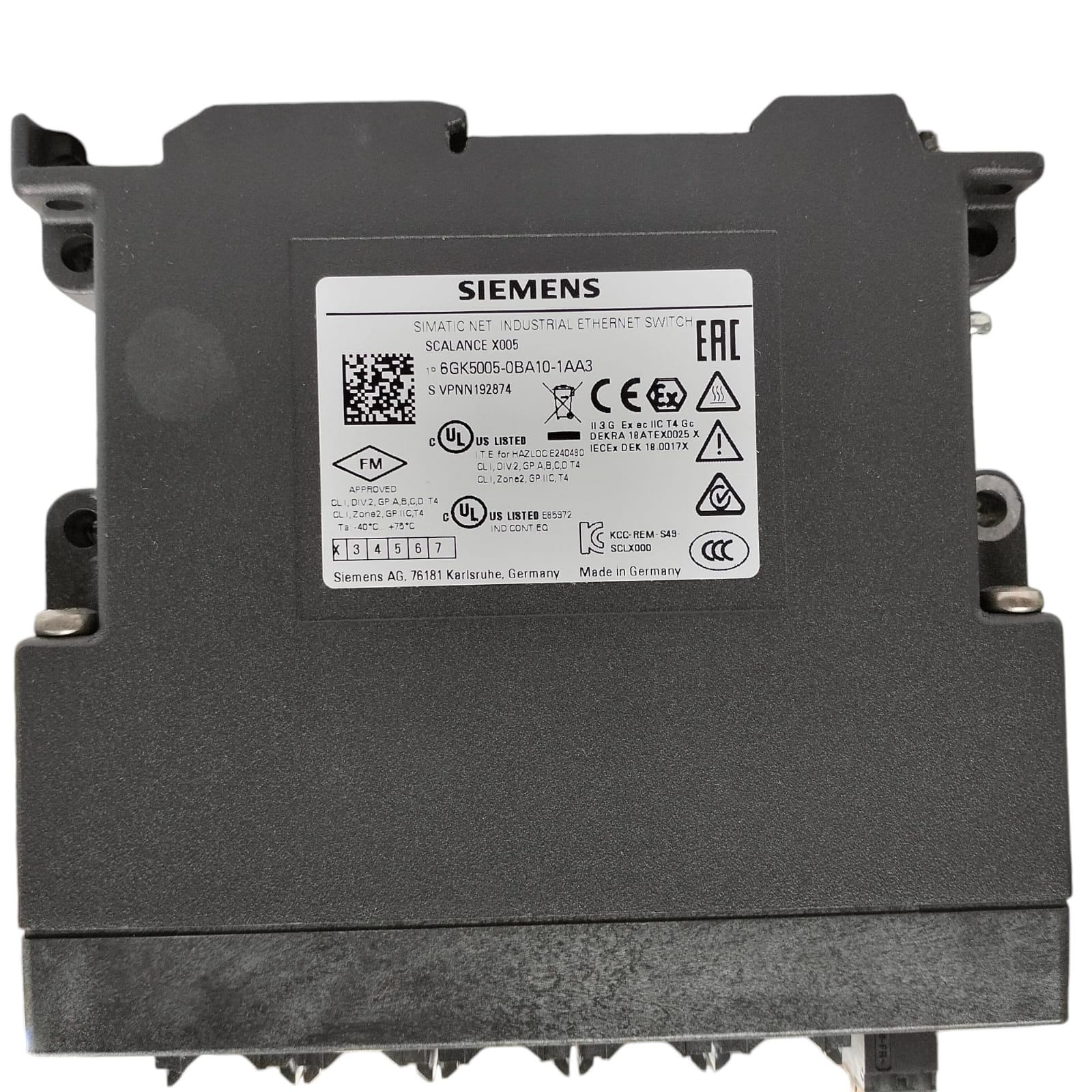 Siemens 6gk5005-0ba10-1aa3 SIMATIC SCALANCE X005