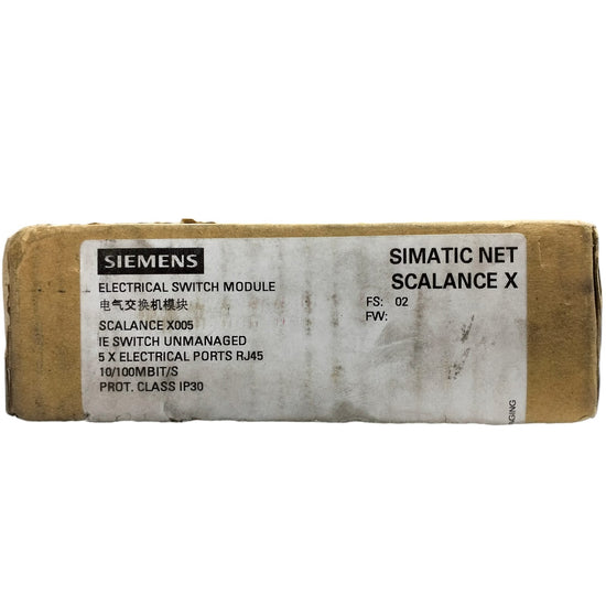 Siemens 6gk5005-0ba10-1aa3 SIMATIC SCALANCE X005