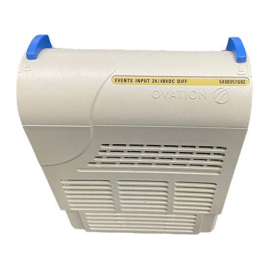 Emerson Ovation 5X00357G02 Módulo de entradas