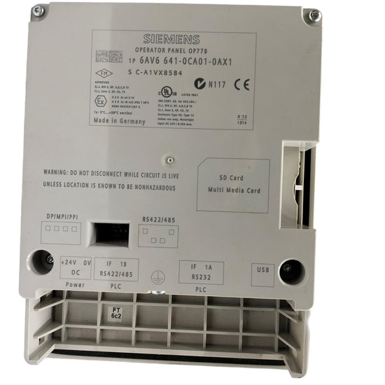 Siemens 6av6 641-0ca01-0ax1 SIMATIC PANEL
