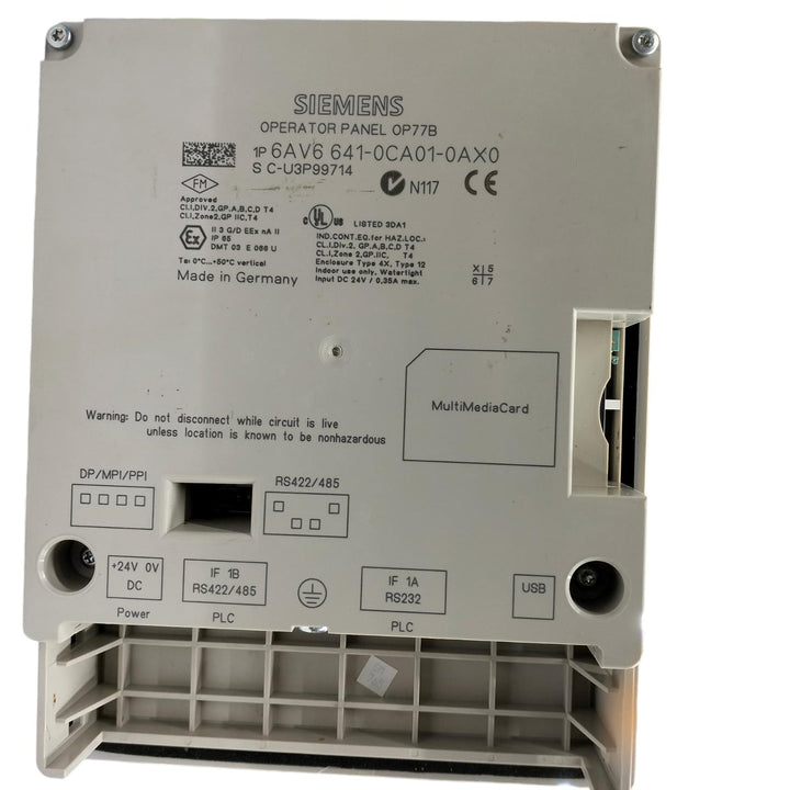 Siemens 6av6 641-0ca01-0ax0 SIMATIC PANEL