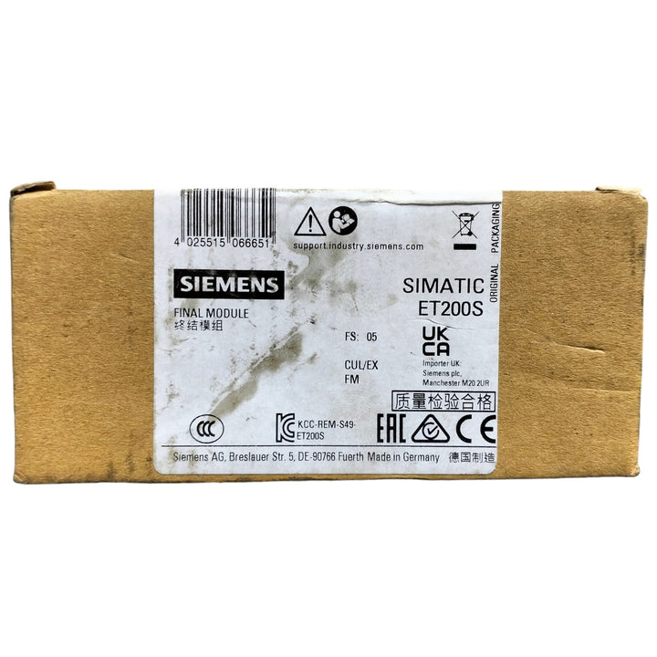 Siemens 6es7193-4ja00-0aa0  SIMATIC ET200S