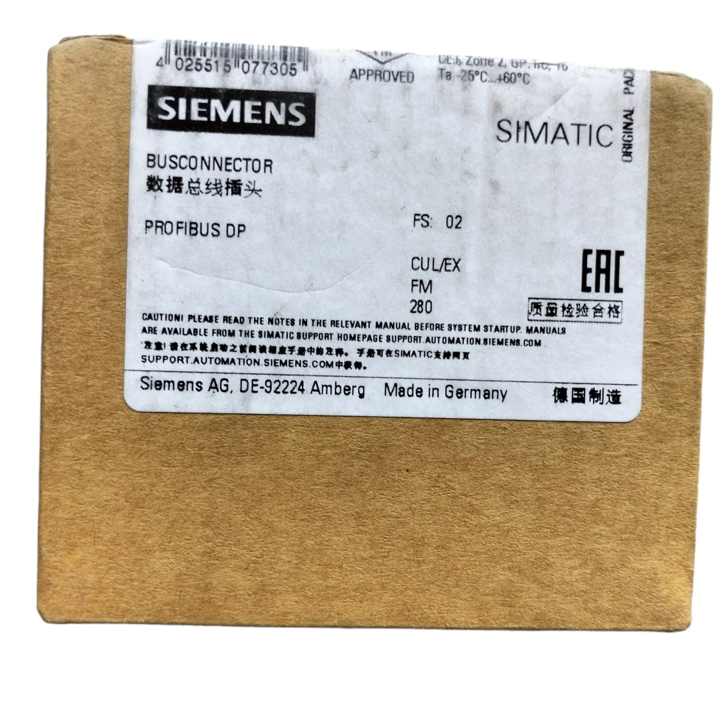 Siemens 6es7 972-0bb52-0xa0 SIMATIC