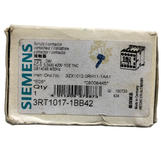 Siemens 3rt1017-1bb42 SIRIUS *E05*