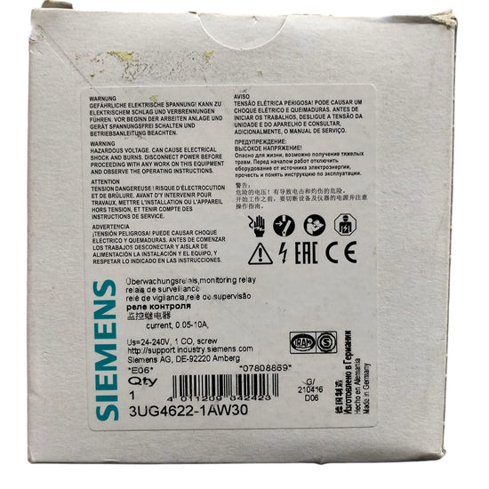 Siemens 3ug4622-1aw30 SIRIUS *E06*