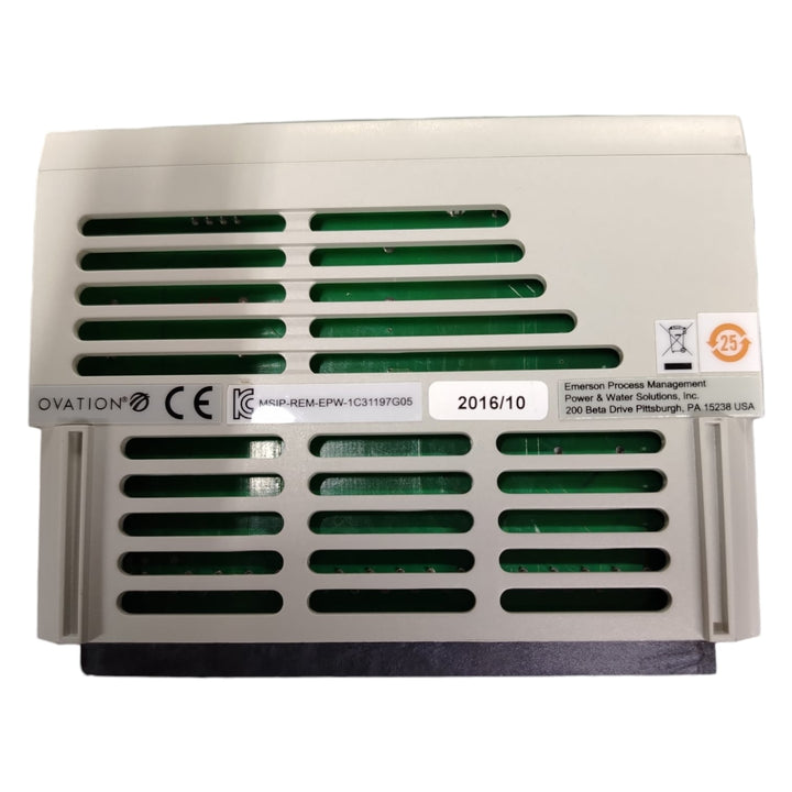 Emerson Ovation 1C31197G05 Módulo posicionador de válvulas