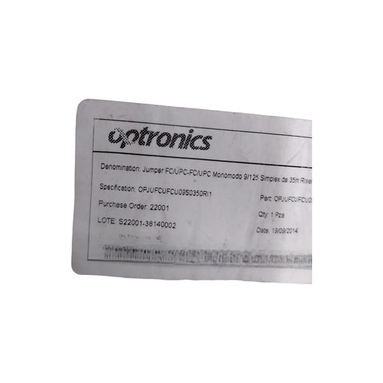Optronics Opjufcufcu09s0350ri1 Cable De Fibra Optica