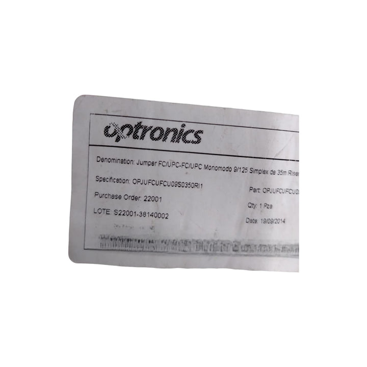 Optronics Opjufcufcu09s0350ri1 Cable De Fibra Optica