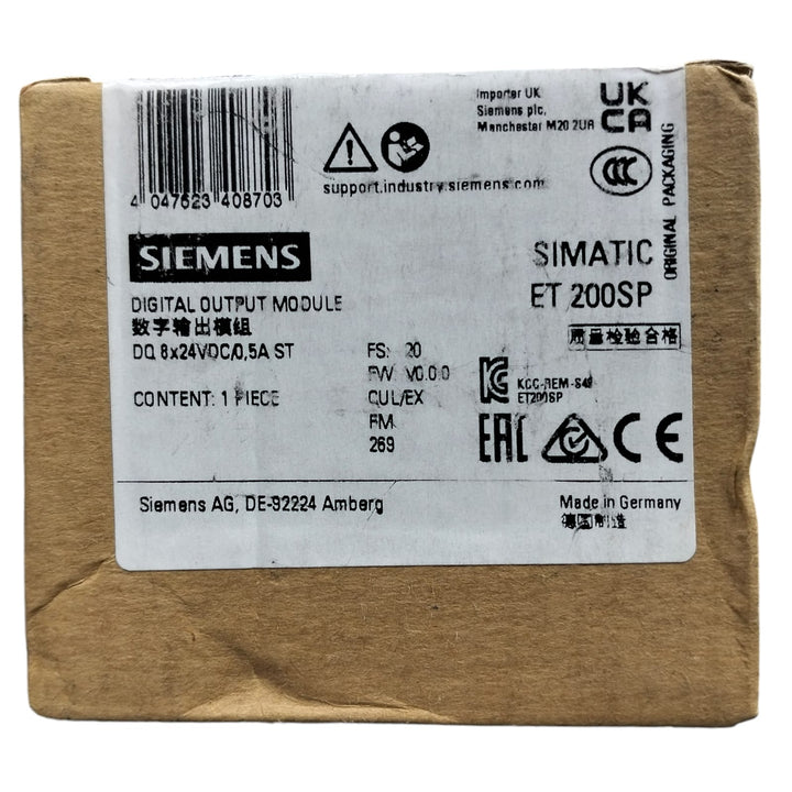 Siemens 6es7 132-6bf01-0ba0 SIMATIC ET 200SP